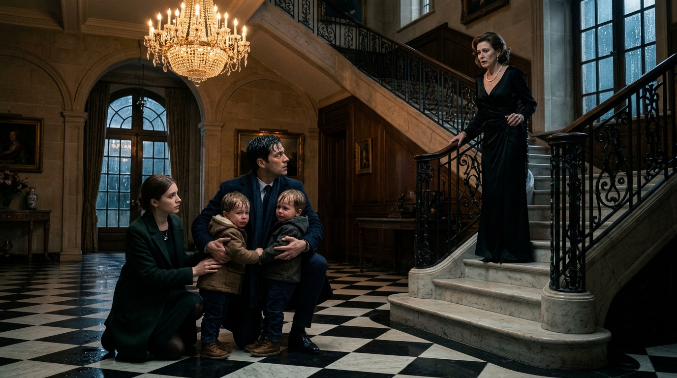 FULL STORY: I came home three hours early from my Chicago flight and heard my three-year-old twin son whisper “Bad Grandma” outside my study