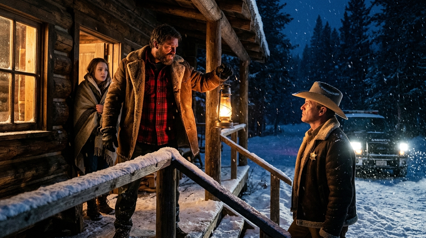 FULL STORY: Six hours after I married the quiet baker in our Montana mountain town, the county sheriff knocked on my cabin door with three rifles