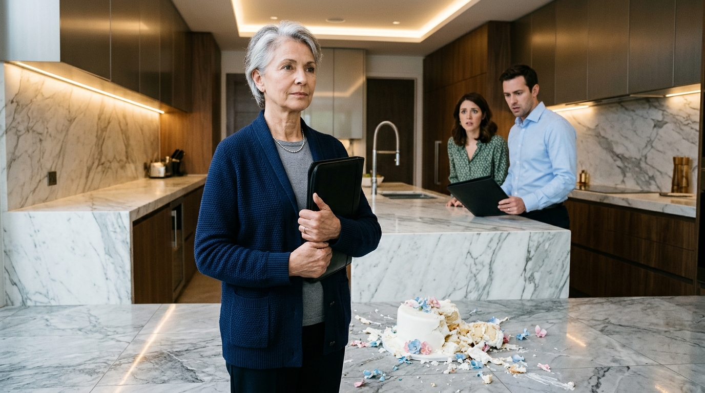 FULL STORY: My daughter-in-law waited until my son turned his back at my anniversary dinner to deliberately tip my cake onto the floor